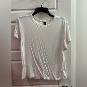 SHEIN Cream Short Sleeve Tee